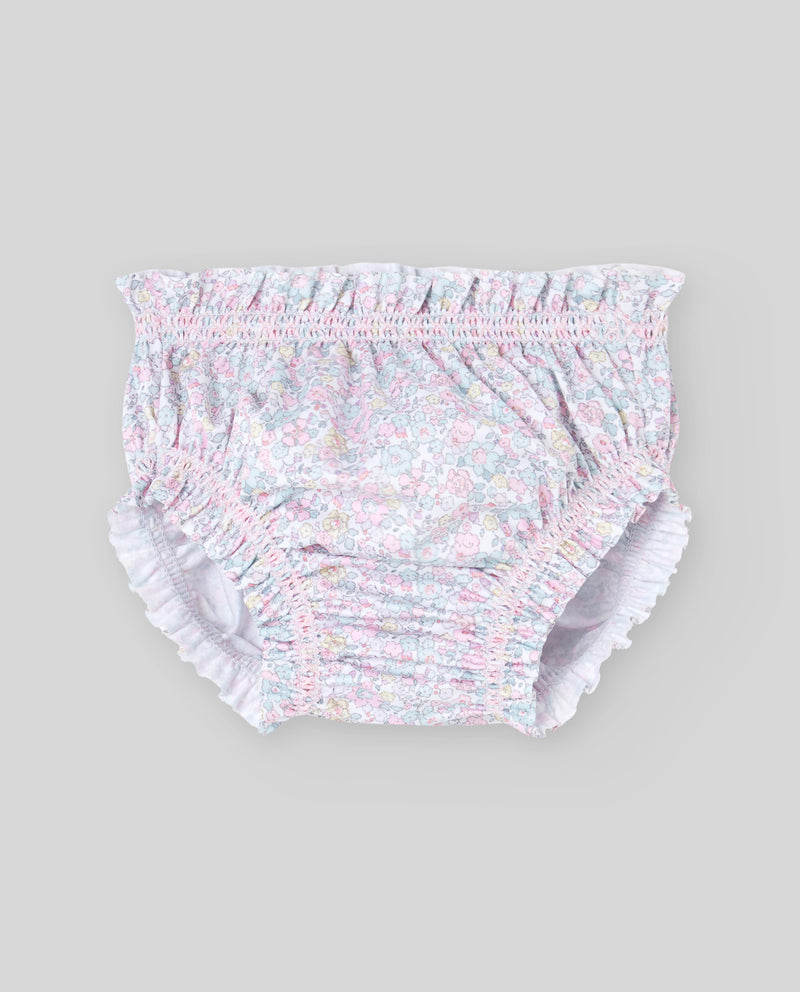 Pink Floral Swim Knicker Set