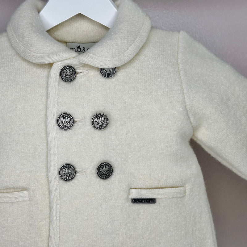 Unisex Cream Marae Coat