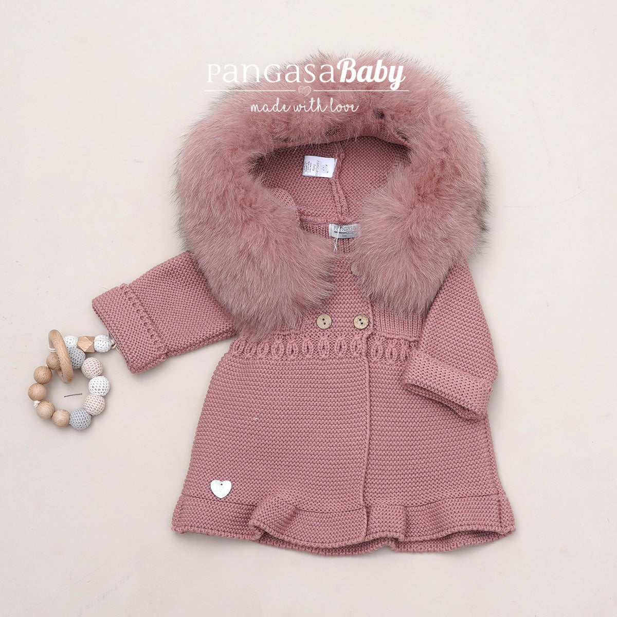 Pangasa Rose Pink A Line Jacket