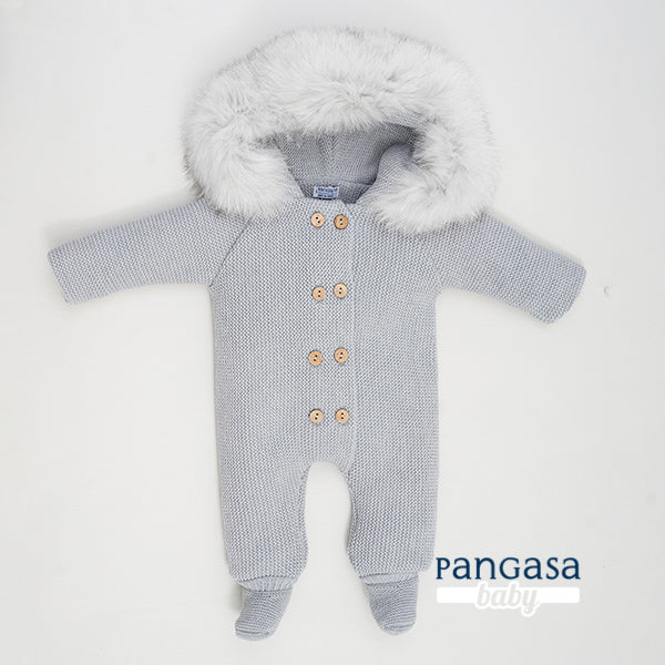 Pangasa Grey Classic Pramsuit