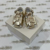 Gold Bow Baby Sandals