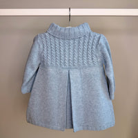 Blue Knitted Coat