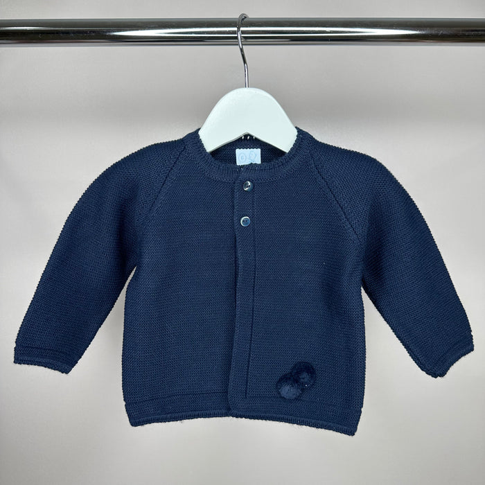 Navy Knitted Cardigan